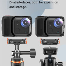 VRIG Base Magnetica A Sgancio Rapido per Supporto di Espansione per Accessori per GO Ultra Thumb Action Camera