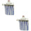 2Pcs Stylish Ceramic Vinegar Holder Soy Sauce Dispenser Multi Color 5