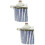 2Pcs Stylish Ceramic Vinegar Holder Soy Sauce Dispenser Multi Color 6