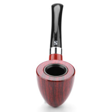 Wooden Smoking Pipe with Filter, Reusable, Men's Gift 146g