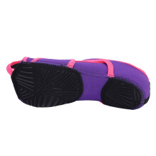 Purple Fitness Socks with Silica Grip