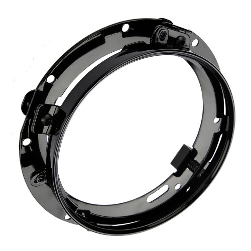 Jeep Wrangler Headlight Ring Mounting Bracket - 7 Inch Black Car Part 2