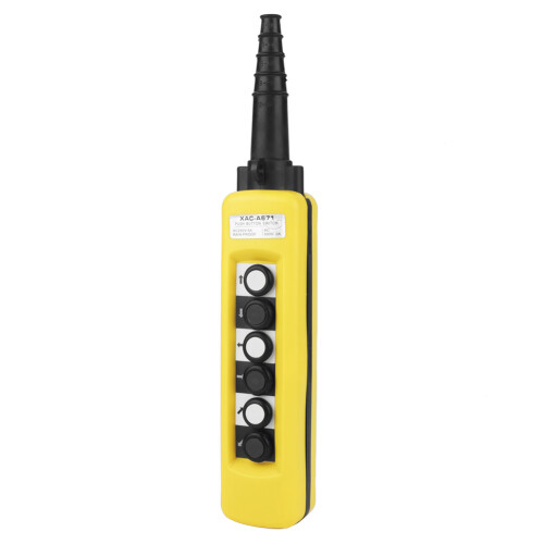 Crane Chain Hoist Push Button Switch Controller 6 Buttons 47x7.6cm 1