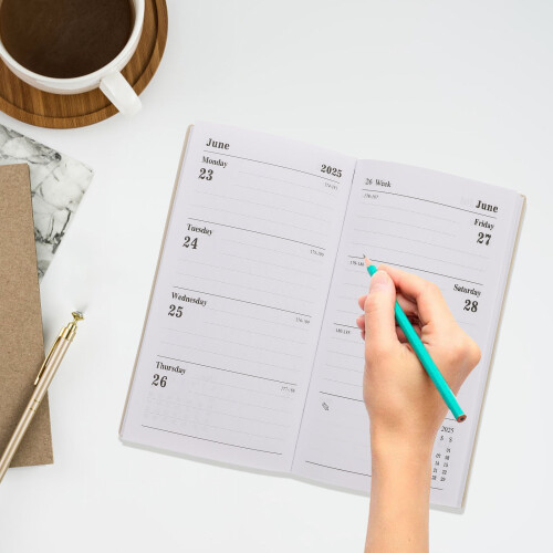 -Notes Planificateur Rose Pour Usage En PU 2