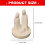 3D Printed Nativity Scene Figurine for Religious Home-White 3