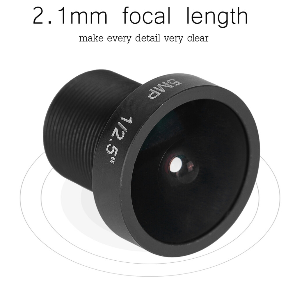 5 Megapixel Cctv Lens 2.1Mm Ir M12 7340572368263