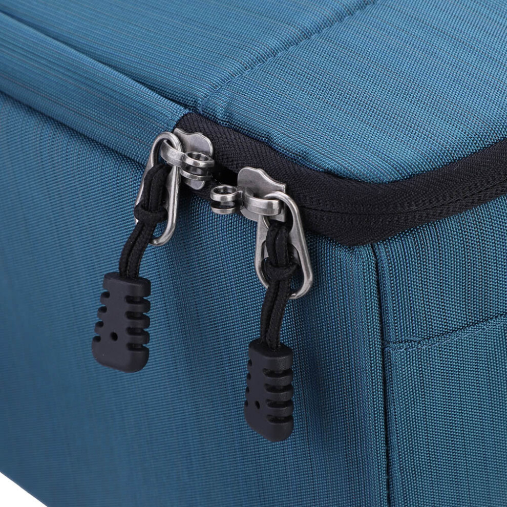 Nylon Handle Camera Pouch Insert Divider Blue 7806371616610