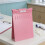 Pink Medical Chart Clipboard Water-Resistant Lightweight Folder 3