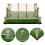 Présentoir De Golf Vert Avec Base Stable 9