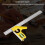 300mm Stainless Steel Adjustable Right Angle Square Measuring Tool Yellow 6