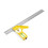 300mm Stainless Steel Adjustable Right Angle Square Measuring Tool Yellow 11