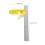 300mm Stainless Steel Adjustable Right Angle Square Measuring Tool Yellow 9