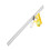 300mm Stainless Steel Adjustable Right Angle Square Measuring Tool Yellow 5