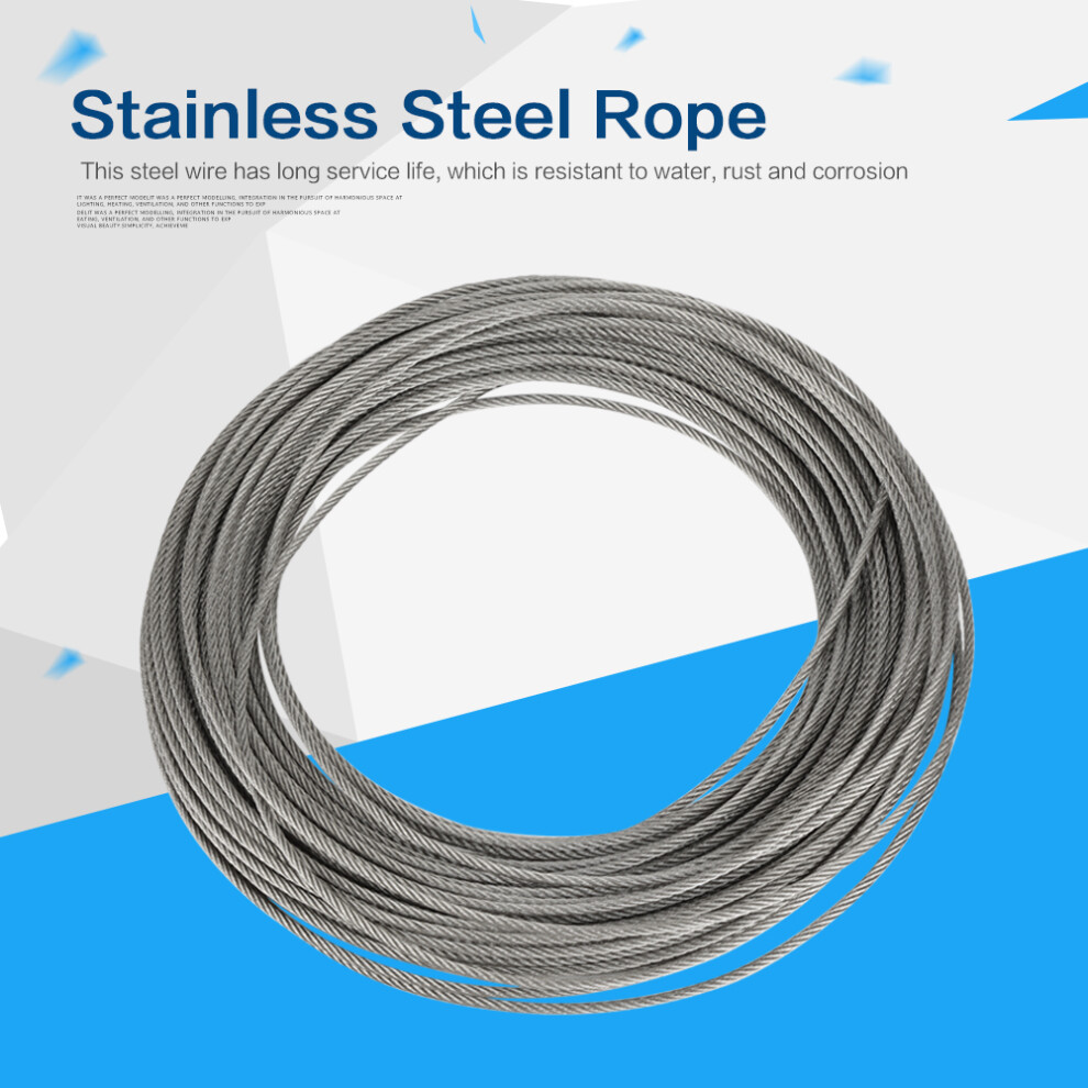 20m Stainless Steel Wire Rope 304 Grade