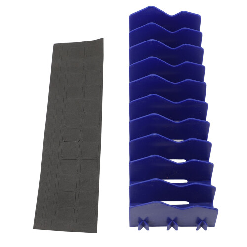 Blue Modular Pliers Storage Rack, Space-Saving, Easy Access, PP Material 1
