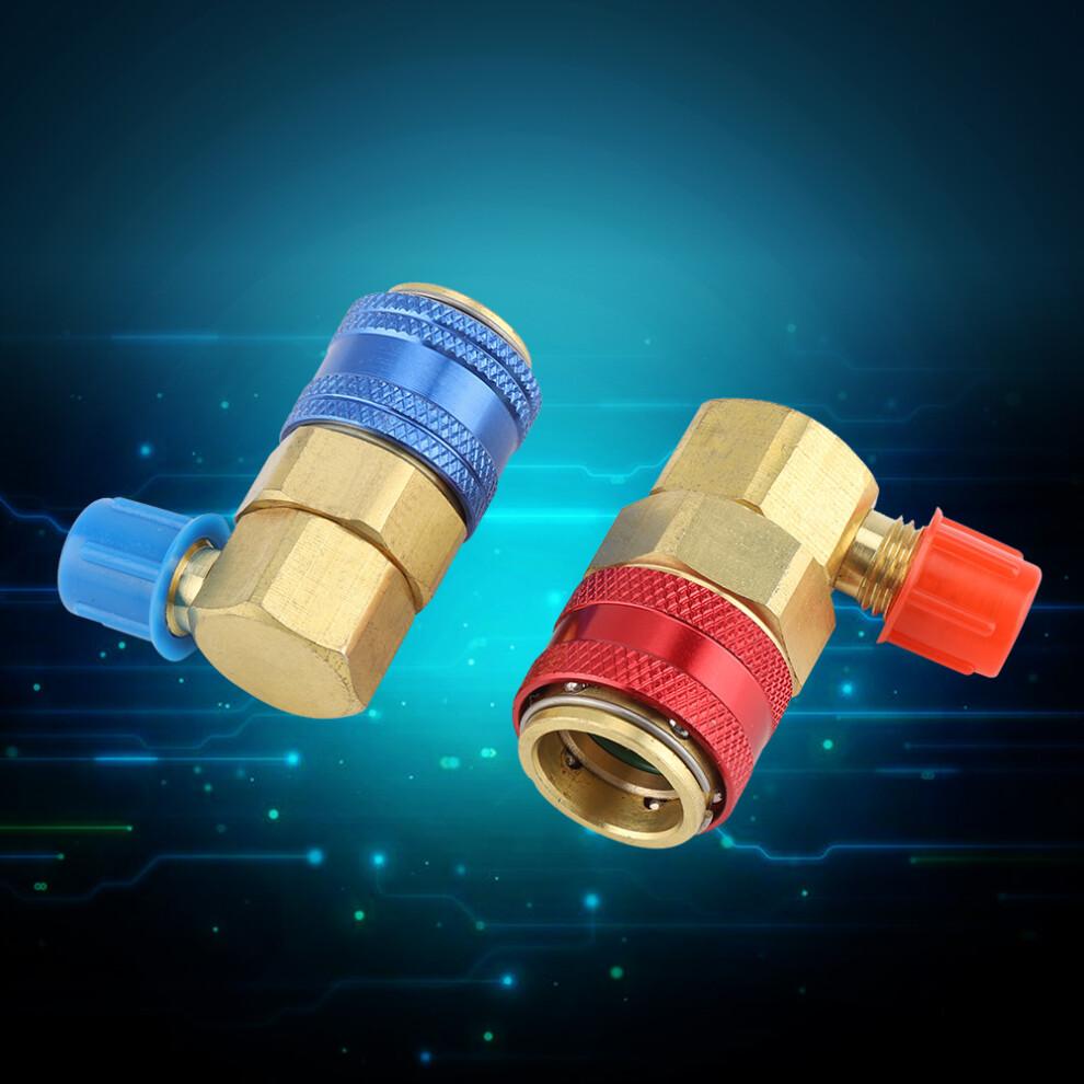Pair Of R134a Refrigerant Connectors 7293282968837