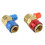 Pair of R134a AC Brass Connectors 1