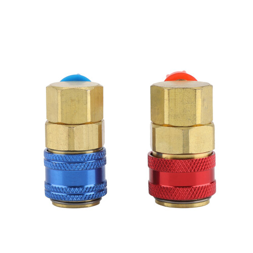 R134a Car AC Fluoride Joints Pair