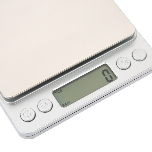 3kg Stainless Steel Precision Kitchen Scale 0.1g with LCD Backlight