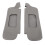 2Pcs Grey PU Leather Sun Visor Cover for Mustang 1994-2004, Scratch-Resistant 2