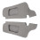 2Pcs Grey PU Leather Sun Visor Cover for Mustang 1994-2004, Scratch-Resistant 8