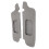 2Pcs Grey PU Leather Sun Visor Cover for Mustang 1994-2004, Scratch-Resistant 9