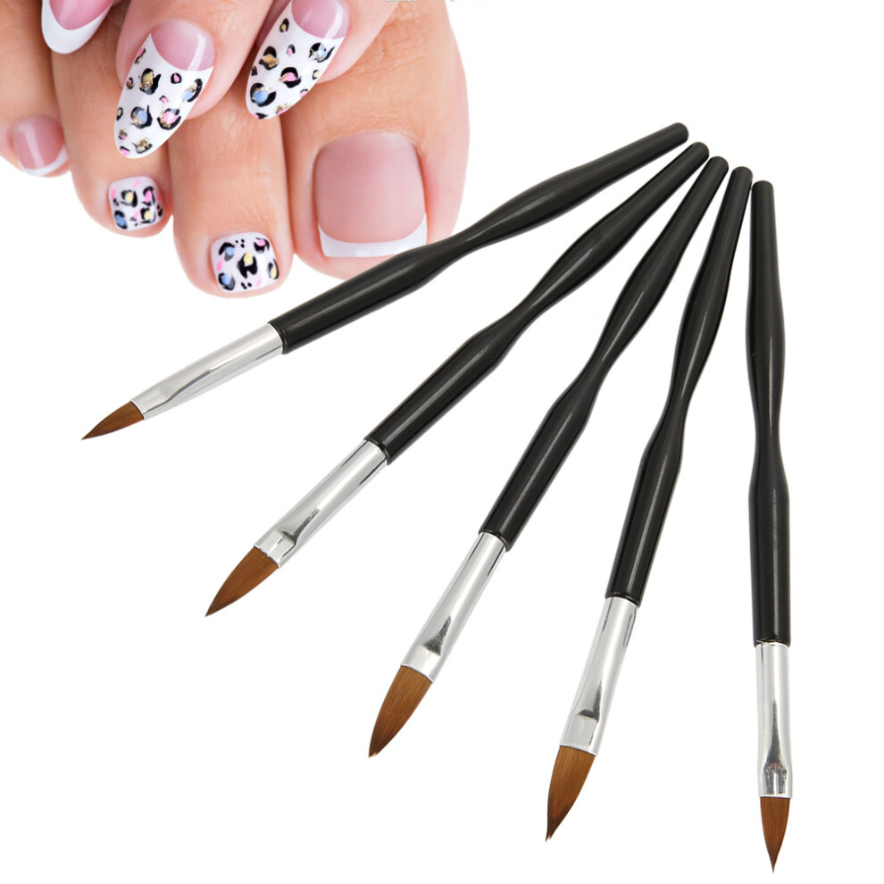 5pcs Nail Art Gel Brush Kit