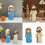 Christmas Nativity Figurines,Table Ornament Religious-A 2