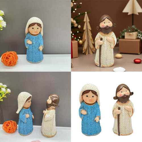 Christmas Nativity Figurines,Table Ornament Religious-A 1