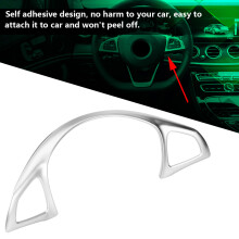 Silver Steering Wheel Frame Trim for E W213 / C W205 / GLC X253