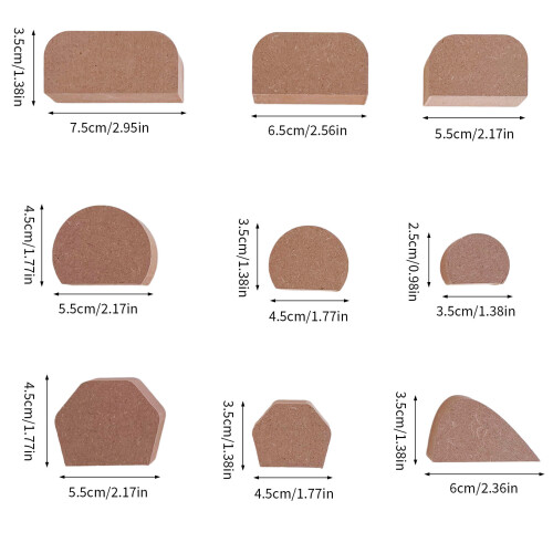 Multifunctional Pottery Shaping Set Featuring 9 Different Handle 2
