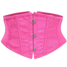 Stretchy Waist Cincher Belt For Body Shaping-rose red XXL