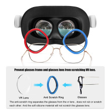 Anti Scratch Plastic Lens Protection Frame for Quest 3S/Quest 2/Quest 1/Rift S/ Go VR Accessories