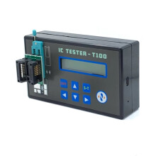 Testeur de Circuits Intégrés T100: Testeur de Transistors et de Diodes, Testeur de Puces CI, Rechargeable