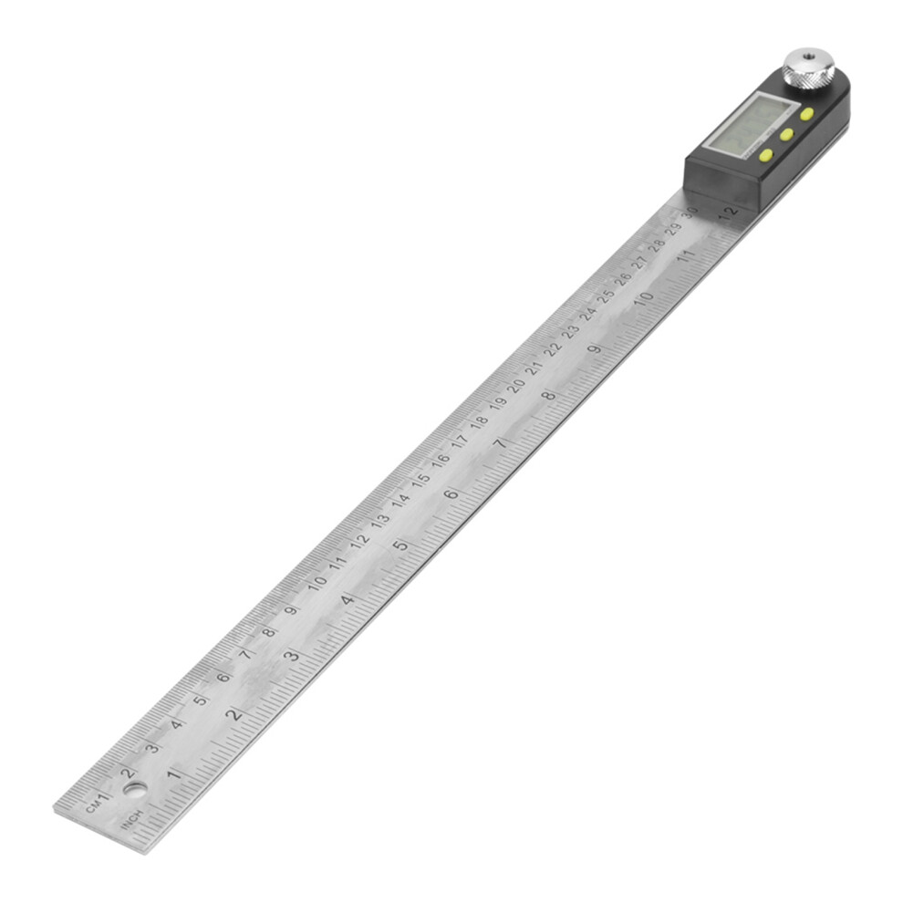 0-300Mm Stainless Steel Digital Protractor & Goniometer With Lcd 7621392700472