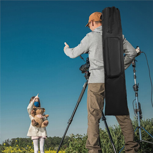 Bolsa de Transporte e Armazenamento para Tripé de 45 Polegadas, Compatível com Tripés, Suportes de Luz e Monopés Fotográficos. 1