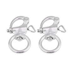 76mm 316 Stainless Steel Snap Shackle Pair
