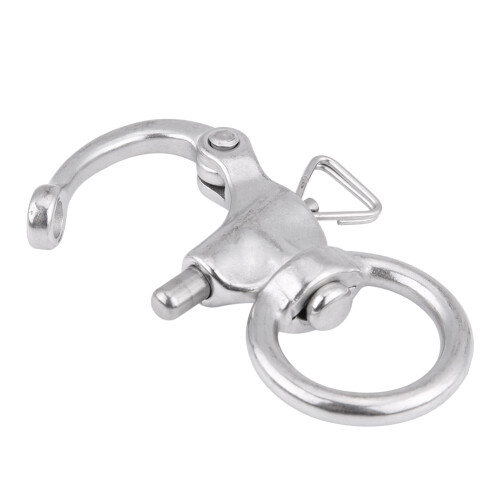 2 Pcs Mirror Polish 316 Steel Snap Shackles