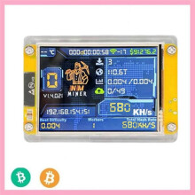 680KH/S NMMiner NerdMiner Upgraded Harshrate 2.4 Inch Display Bitcoin Crypto Solo Lottery Miner NerdMiner