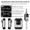 Sistema de Microfone Sem Fio UHF com Duas Cabeças, Microfone de Lapela e Microfone Vestível para Eventos, Discursos e Gravações A 6
