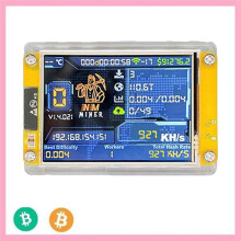 930KH/S NMMiner NerdMiner 3.5 Inch Display Bitcoin Crypto Solo Lottery Miner Upgraded Harshrate NerdMiner