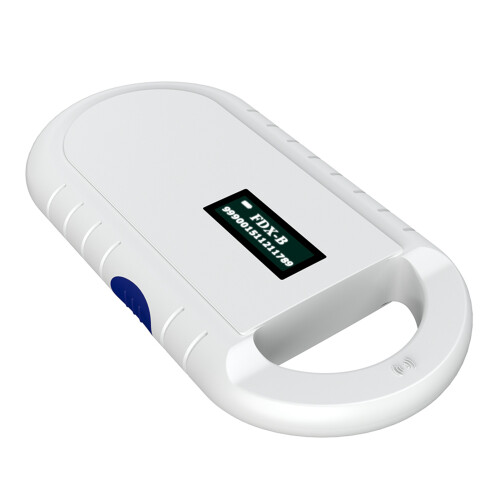 Portable Handheld Animal Chip Reader 134.2KHz RFID Scanner, White 2