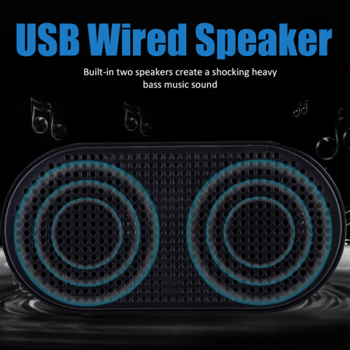Dual Speaker USB Desktop Speaker