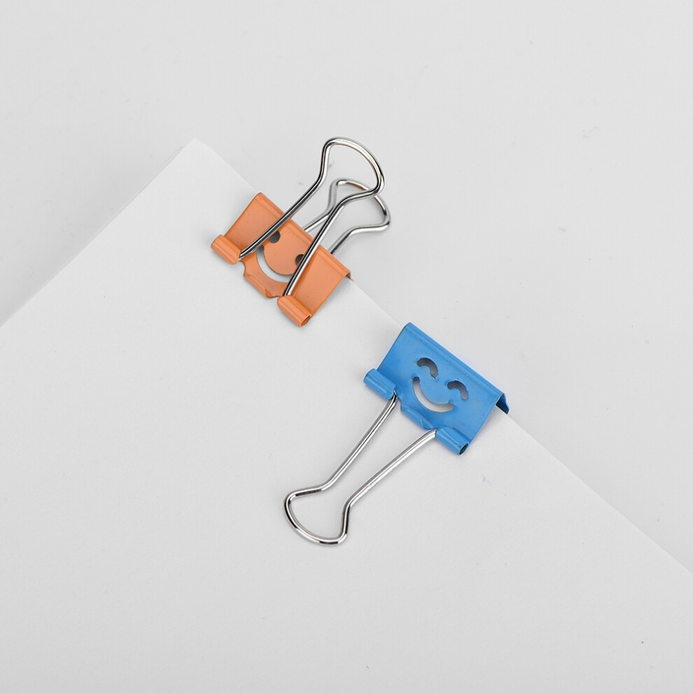 40 Smiley Face Metal Paper Clips 7340572661111