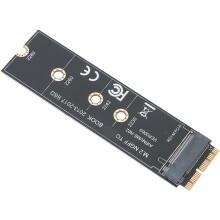 Black ABS Adapter for MacBook Air M.2 NVME PCIe 3.0 Solid-State Drive