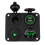 4 Gang ON/OFF Toggle Switch Panel with Dual USB, Voltmeter, Cigarette Lighter, Green LED 10