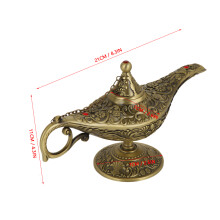 Retro Aladdin Genie Oil Lamp Home Ornament