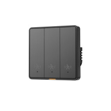 Tuya  WIFI Light  with 5M  Human Motion Detection Alarm Sensor No Need Neutral Wire  3Gang