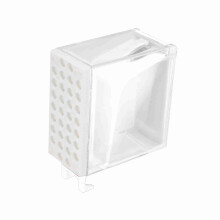 Dentaler Baumwollrollen-Dispenser, Trennstück, Drucktyp, Halter, Weiß, für Zahnarztpraxis