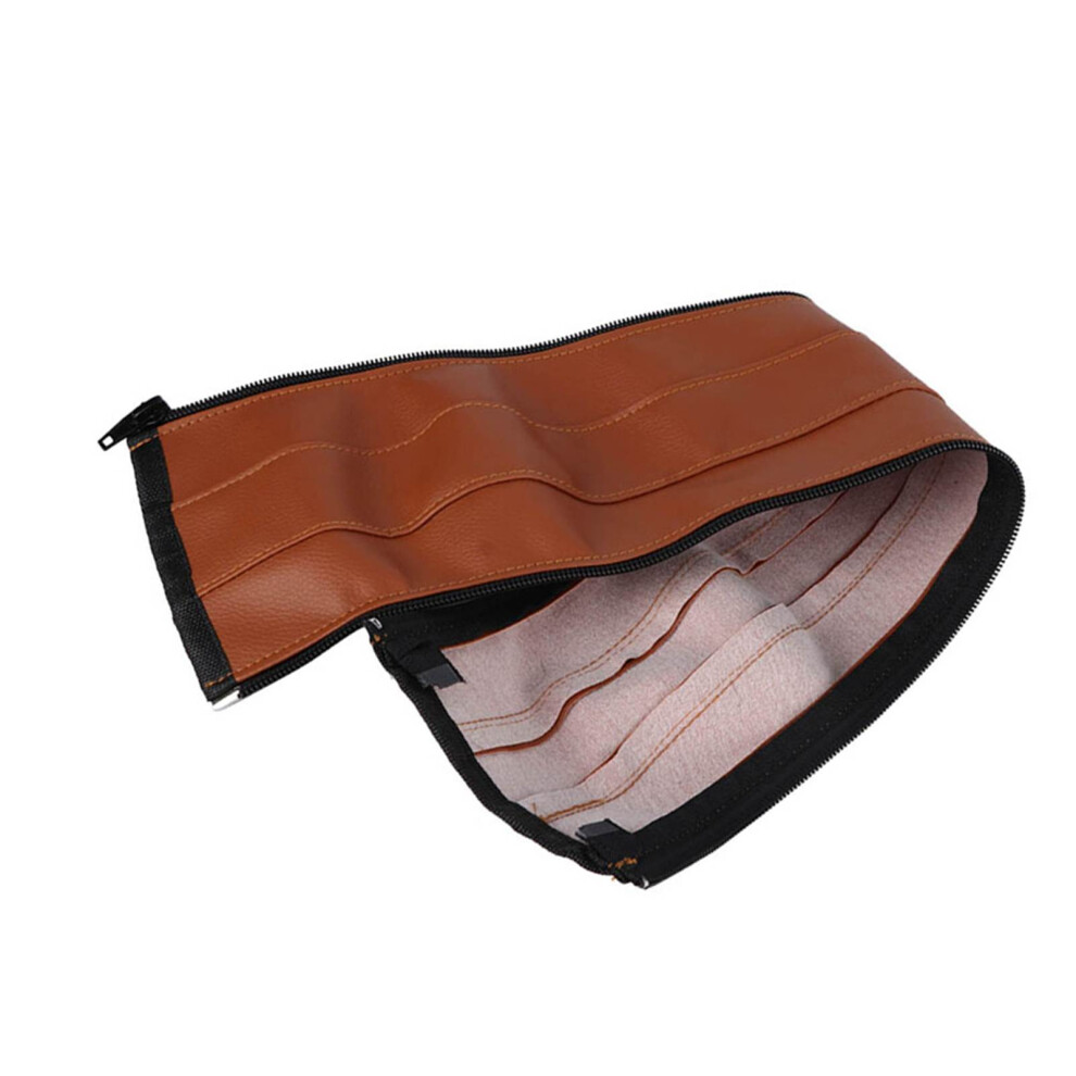 Soft PU Leather Baby Stroller Handlebar Cover Protectors, Absorbent Pad